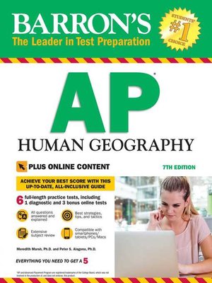 cover image of Barron's AP Human Geography with Online Tests